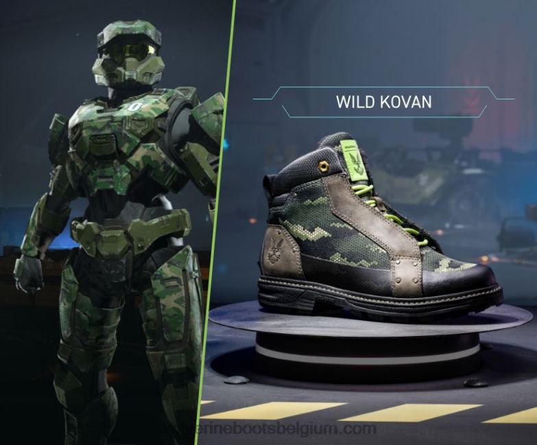 Hommes botte spartiate halo FLPHX156 Wolverine covan sauvage