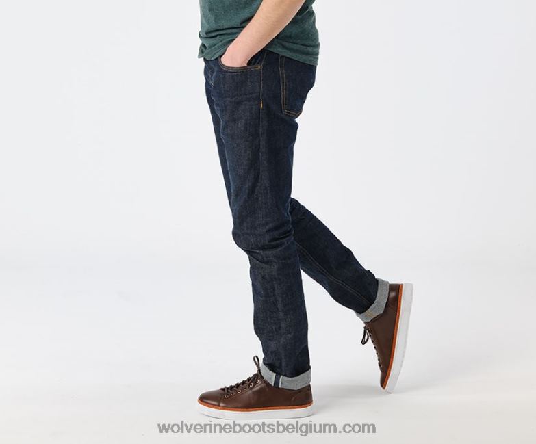 Hommes baskets basses blvd FLPHX172 Wolverine brun