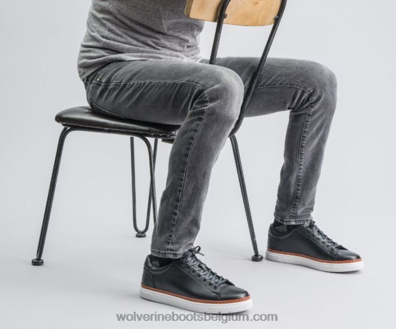 Hommes baskets basses blvd FLPHX173 Wolverine noir