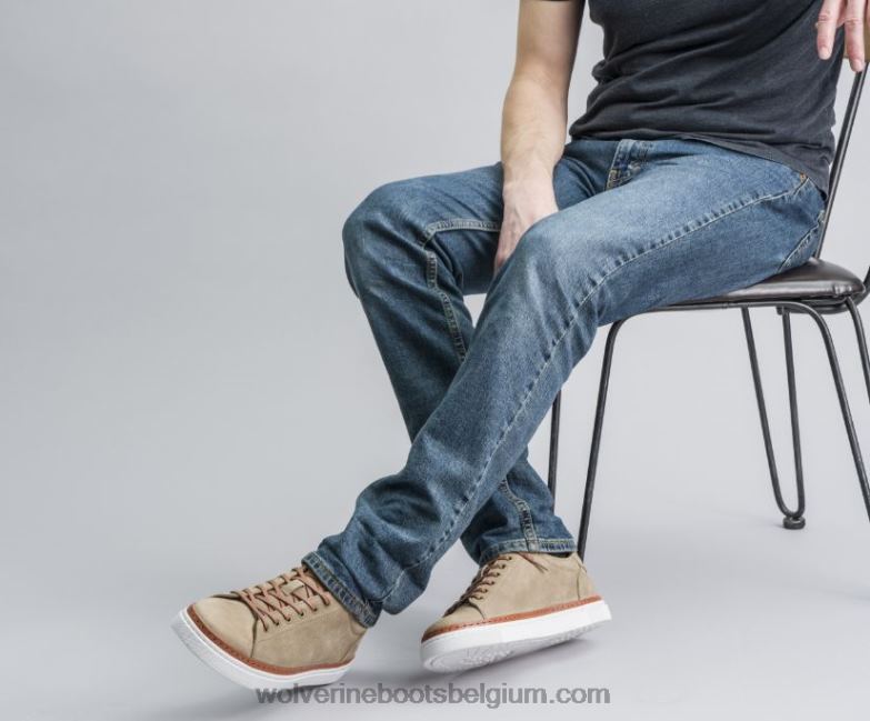 Hommes baskets basses blvd FLPHX174 Wolverine cornouiller