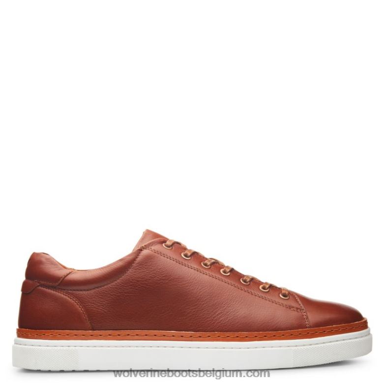 Hommes baskets basses blvd FLPHX177 Wolverine Cognac