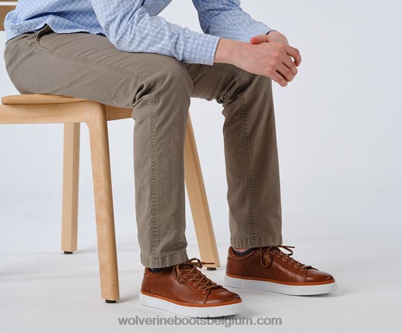 Hommes baskets basses blvd FLPHX177 Wolverine Cognac