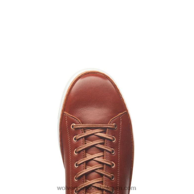 Hommes baskets basses blvd FLPHX177 Wolverine Cognac