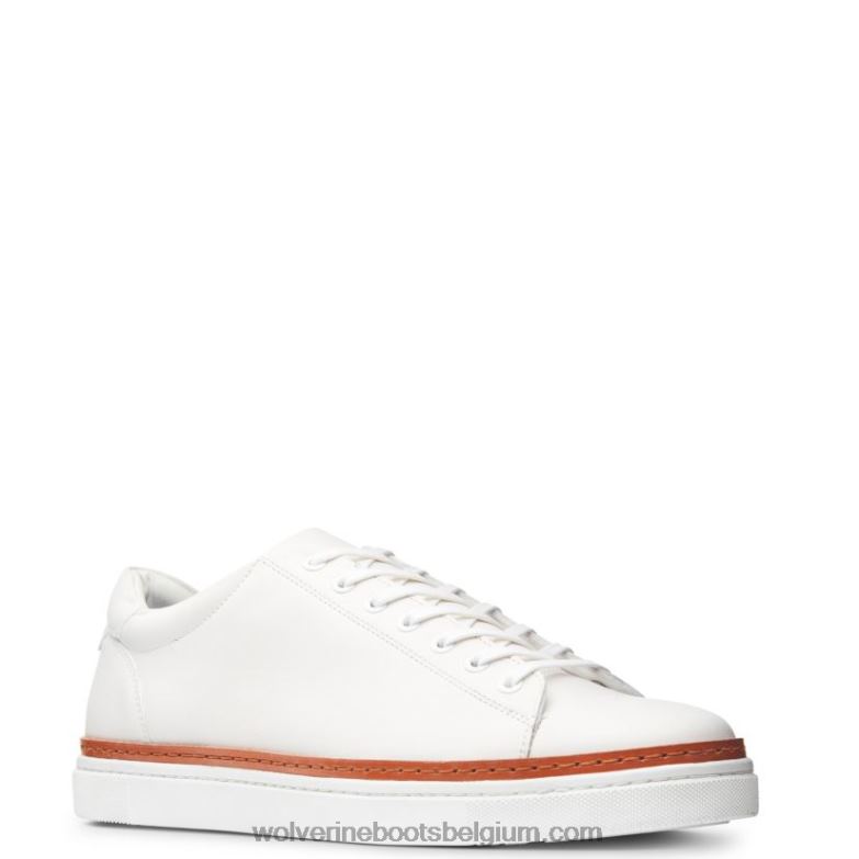 Hommes baskets basses blvd FLPHX178 Wolverine blanc
