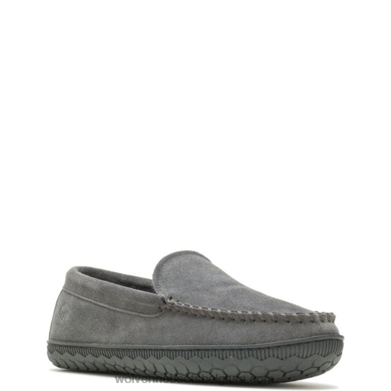 Hommes chausson vénitien FLPHX206 Wolverine charbon
