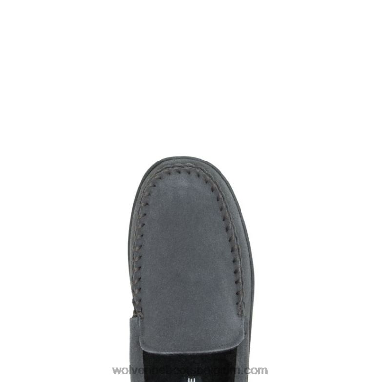 Hommes chausson vénitien FLPHX206 Wolverine charbon