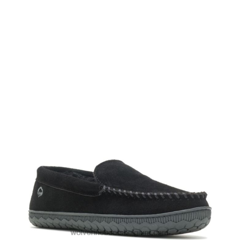 Hommes chausson vénitien FLPHX207 Wolverine noir