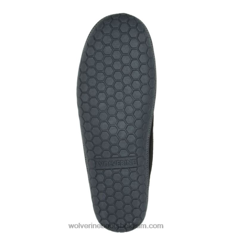Hommes chausson vénitien FLPHX207 Wolverine noir