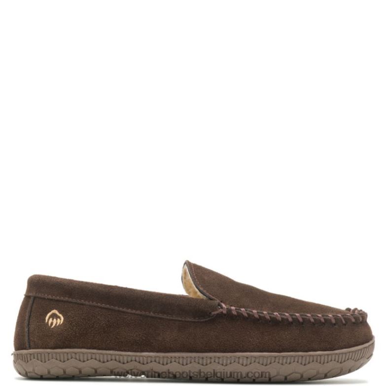 Hommes chausson vénitien FLPHX208 Wolverine brun