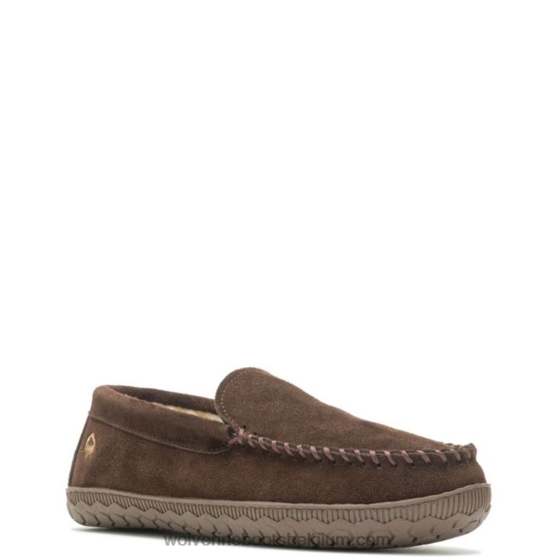 Hommes chausson vénitien FLPHX208 Wolverine brun