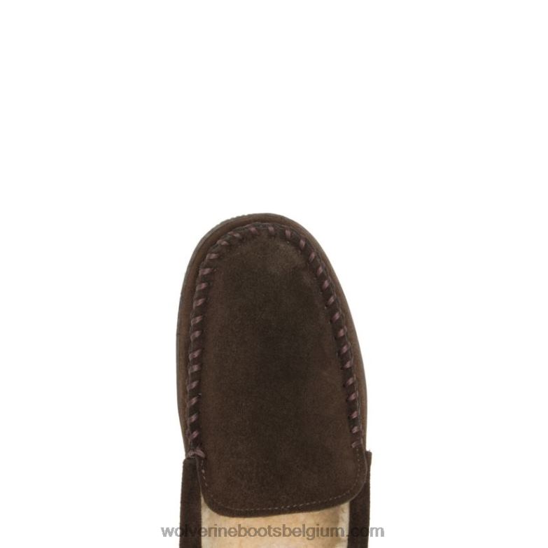 Hommes chausson vénitien FLPHX208 Wolverine brun