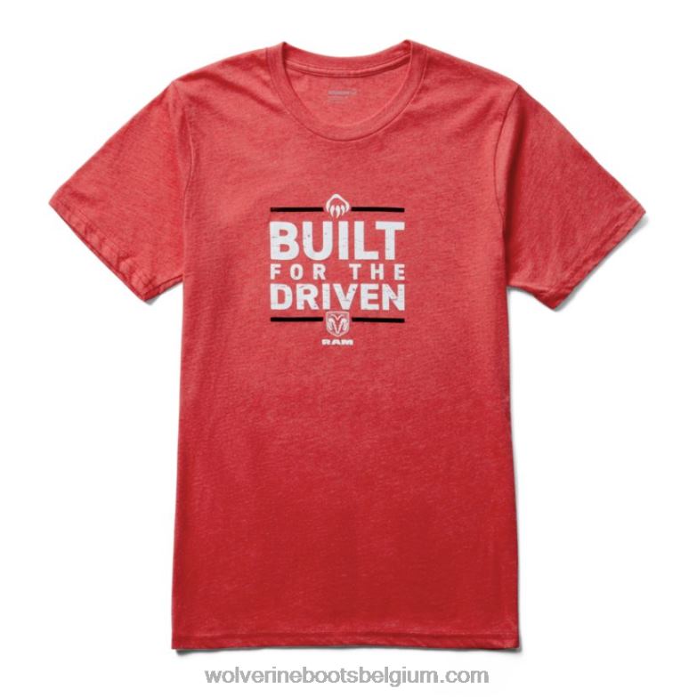 Hommes collection ram trucks - conçue pour le t-shirt à manches courtes entraîné FLPHX247 Wolverine bruyère rouge