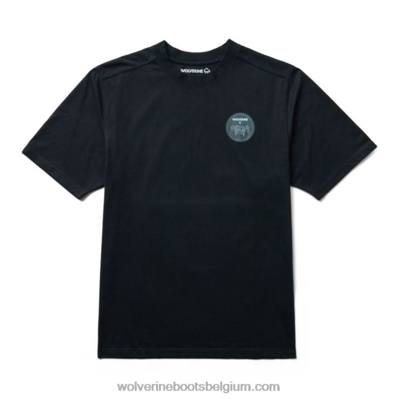 Hommes t-shirt graphique de la collection d'érudits de metallica FLPHX319 Wolverine noir