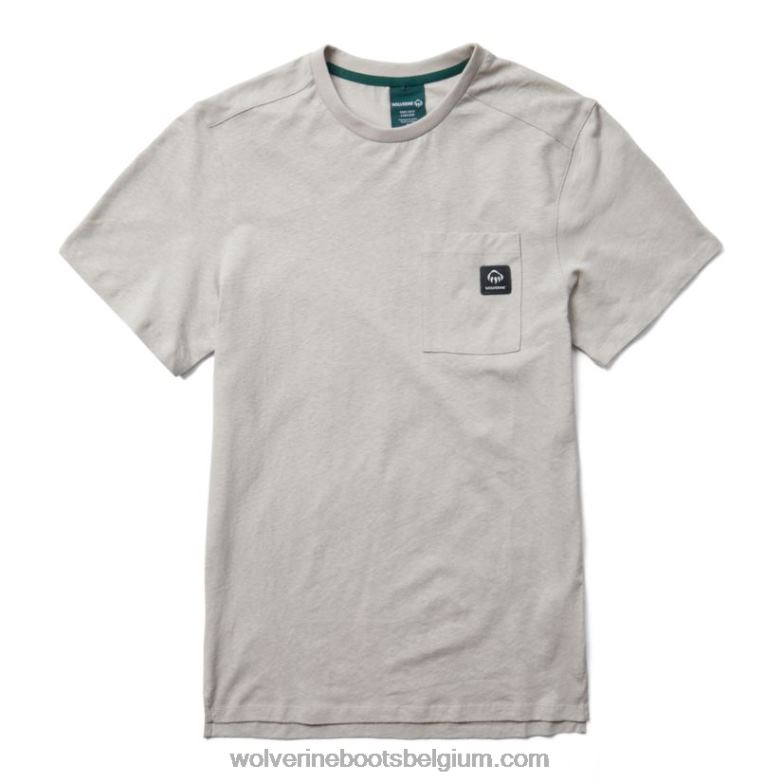 Hommes tee de chanvre FLPHX330 Wolverine Colombe