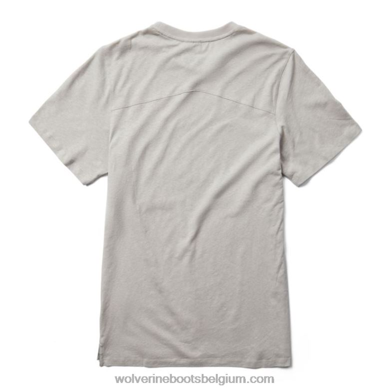 Hommes tee de chanvre FLPHX330 Wolverine Colombe