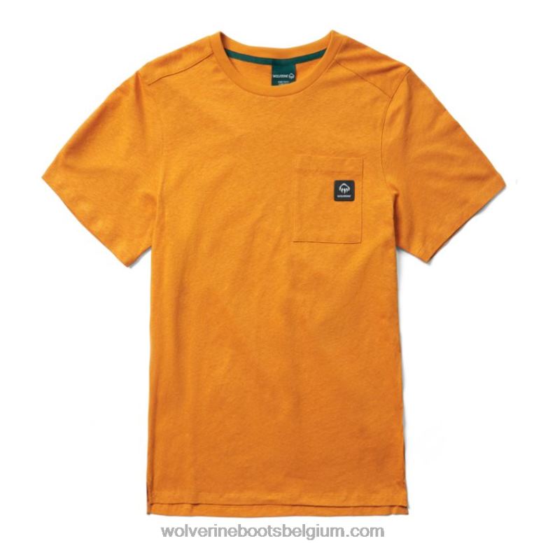 Hommes tee de chanvre FLPHX332 Wolverine récolte