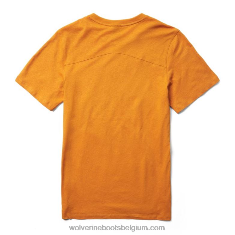 Hommes tee de chanvre FLPHX332 Wolverine récolte