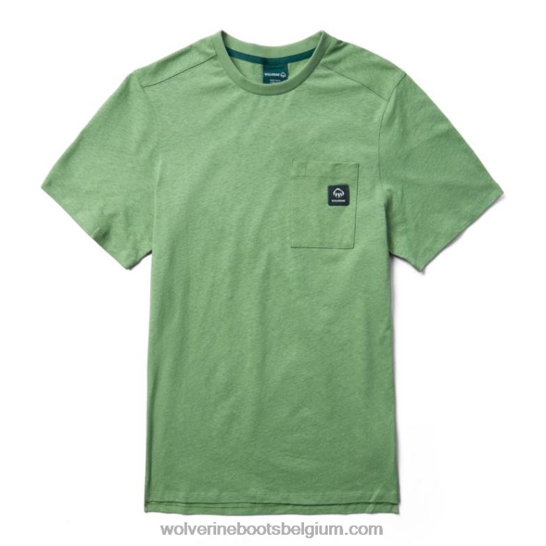 Hommes tee de chanvre FLPHX333 Wolverine sage