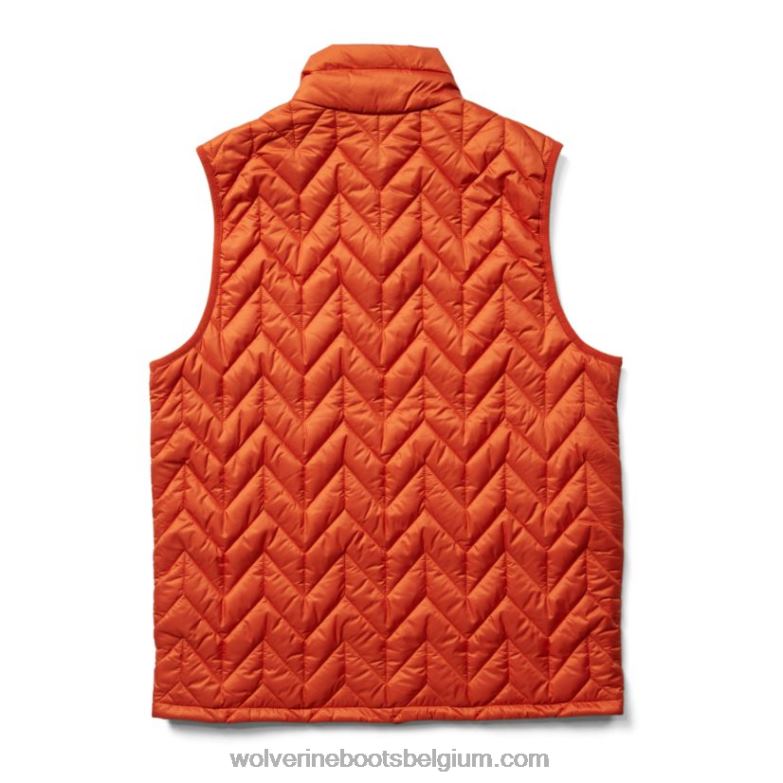 Hommes gilet alpin FLPHX309 Wolverine braise