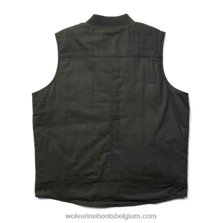 Hommes gilet de travail gardien en coton FLPHX323 Wolverine onyx
