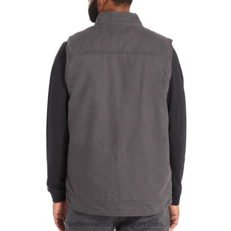 Hommes gilet lockhart FLPHX263 Wolverine granit