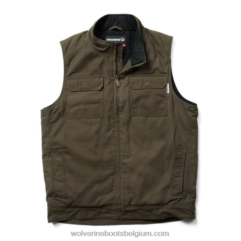 Hommes gilet lockhart FLPHX264 Wolverine olive noire
