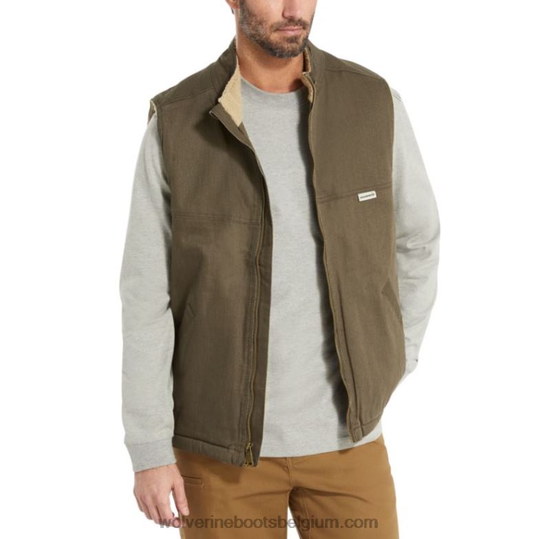 Hommes gilet upland (grand et grand) FLPHX272 Wolverine bison