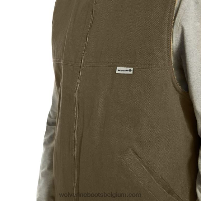 Hommes gilet upland (grand et grand) FLPHX272 Wolverine bison
