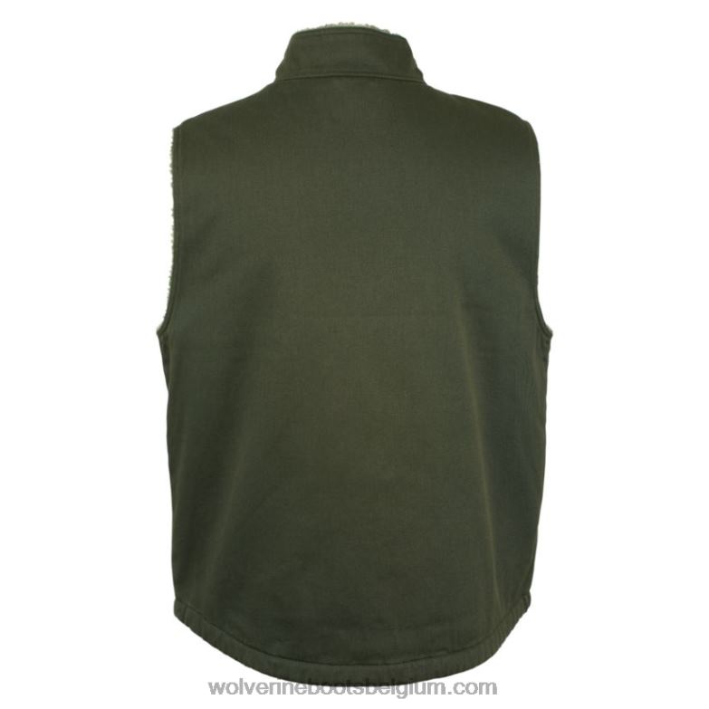 Hommes gilet upland (grand et grand) FLPHX273 Wolverine olive