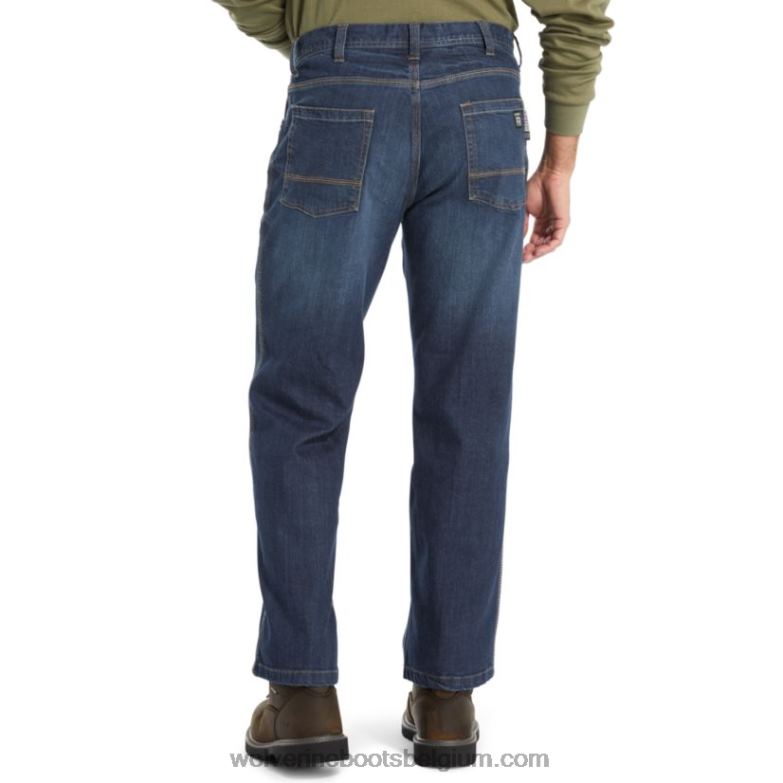 Hommes denim stretch fr FLPHX261 Wolverine jean foncé