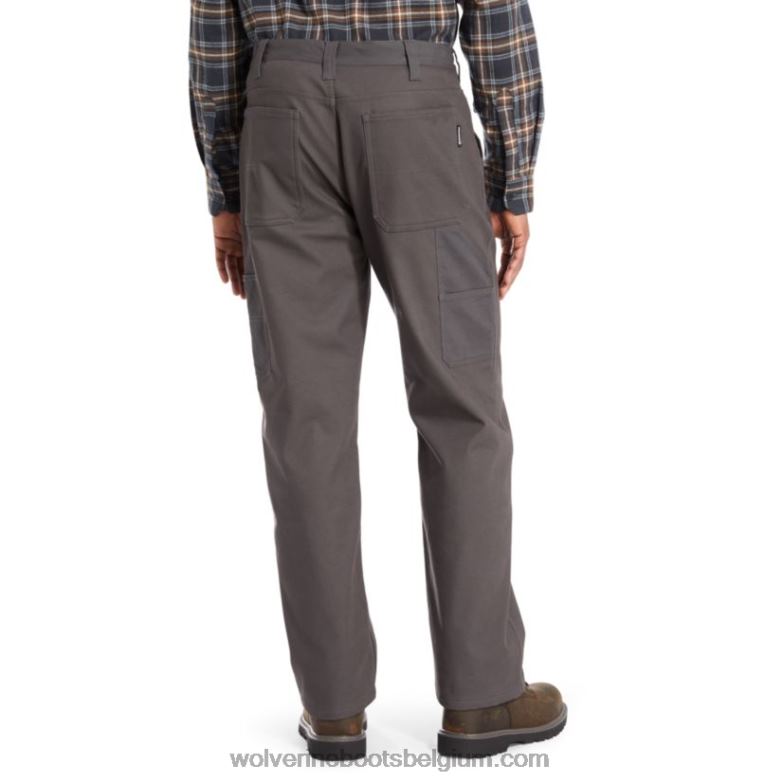 Hommes pantalon duralock steelhead FLPHX322 Wolverine granit
