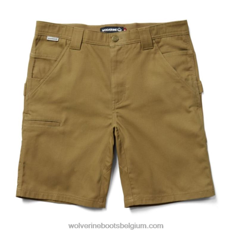 Hommes short de travail en coton Guardian FLPHX324 Wolverine cèdre