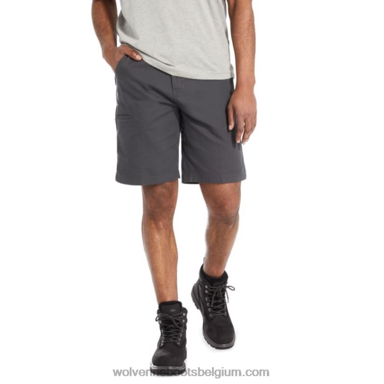 Hommes short de travail en coton Guardian FLPHX325 Wolverine onyx