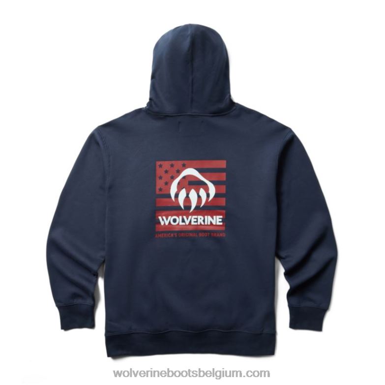 Hommes sweat à capuche graphique FLPHX287 Wolverine l'original américain