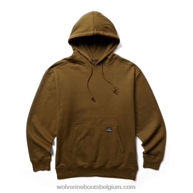 Hommes sweat à capuche graphique FLPHX288 Wolverine crête d'aigle