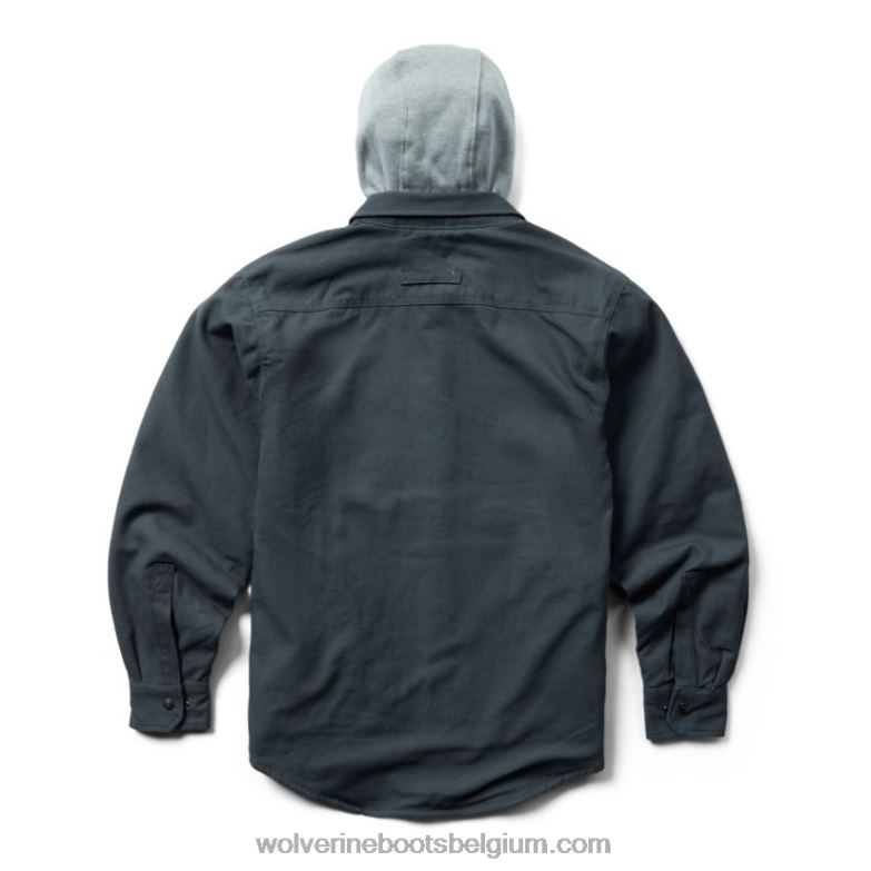 Hommes chemise overman jac FLPHX269 Wolverine granit