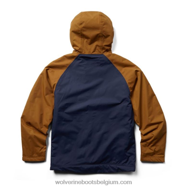 Hommes veste de pluie doublée en sherpa i-90 FLPHX245 Wolverine marine