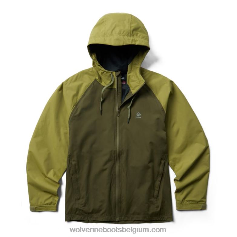 Hommes veste de pluie i-90 FLPHX301 Wolverine mousse verte