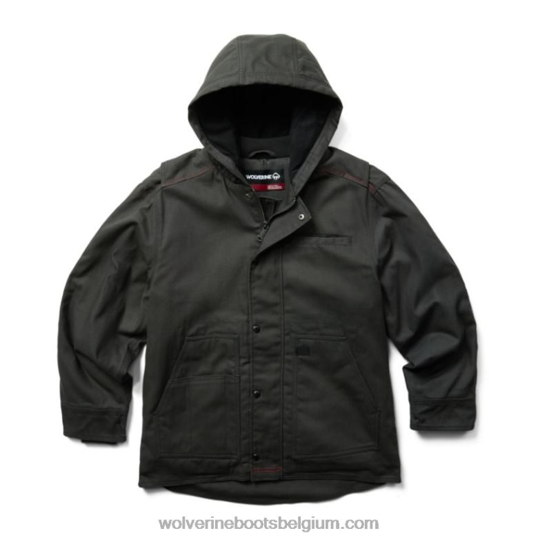 Hommes veste de travail en coton Guardian FLPHX320 Wolverine onyx