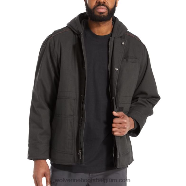 Hommes veste de travail en coton Guardian FLPHX320 Wolverine onyx