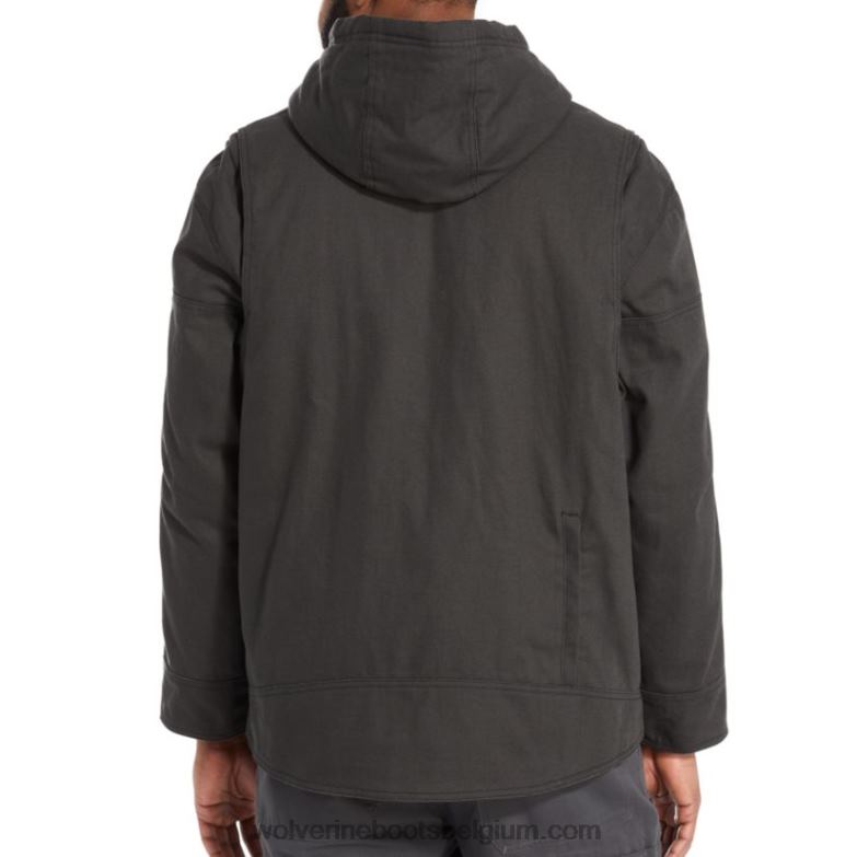 Hommes veste de travail en coton Guardian FLPHX320 Wolverine onyx