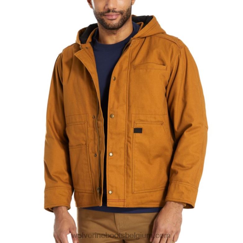 Hommes veste de travail en coton Guardian FLPHX321 Wolverine cèdre