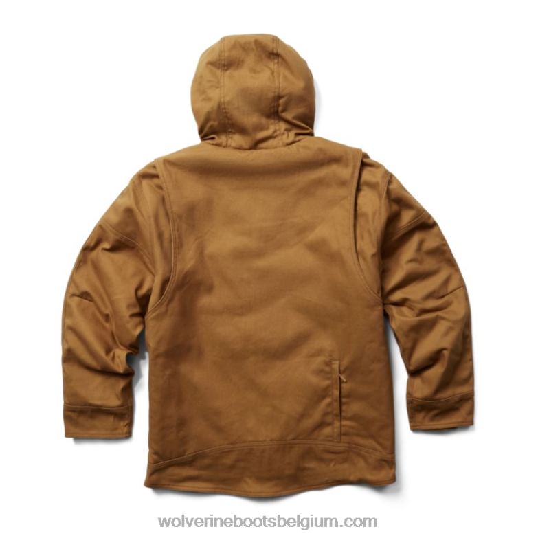 Hommes veste de travail en coton Guardian FLPHX321 Wolverine cèdre