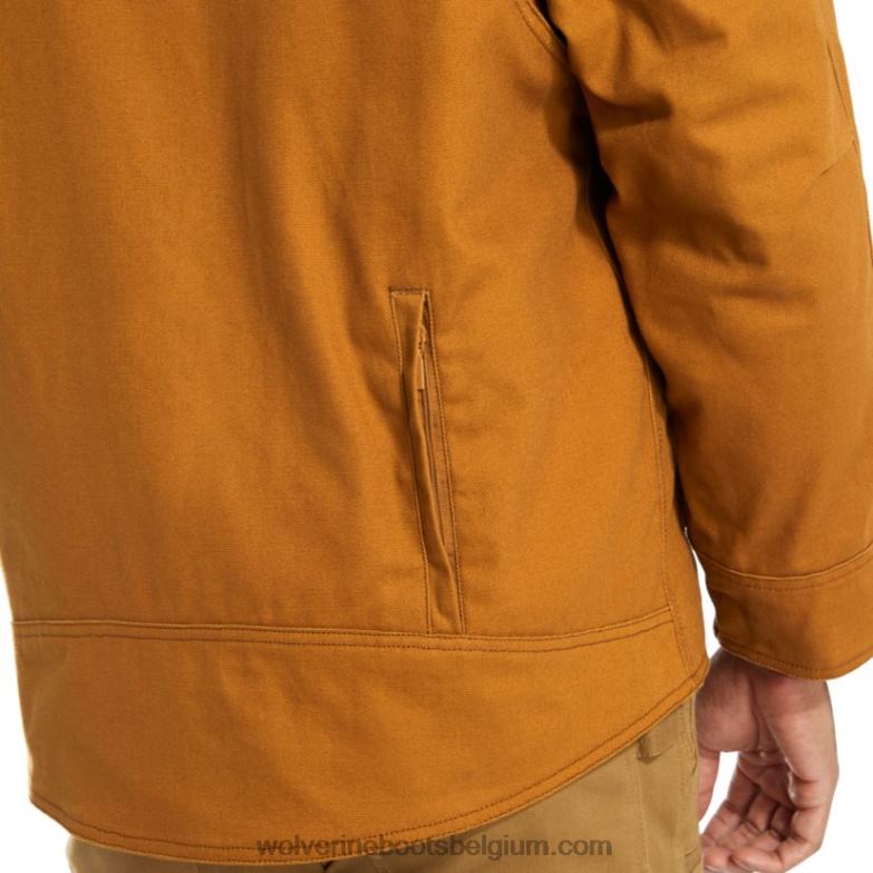 Hommes veste de travail en coton Guardian FLPHX321 Wolverine cèdre